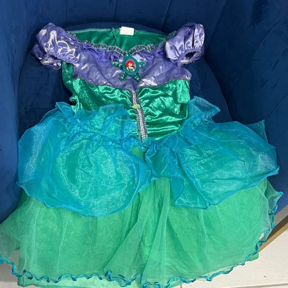 Kids Mermaid Costume - Green and Purple